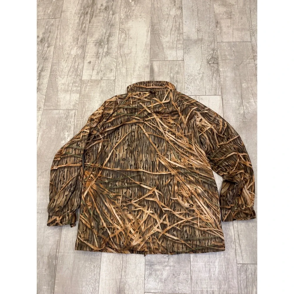 Hush‎ Hide Mossy Oak Shadow Grass Camo Hunting Jacket Mens L Core Resources